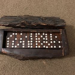 Handcrafted Rustic Wooden Dominoes, For Actual Play or For Decoration