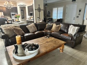 Sectional leather