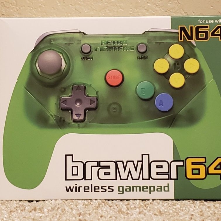 Nintendo 64 Brawler64 Wireless Edition Review Brawler64 Next Gen