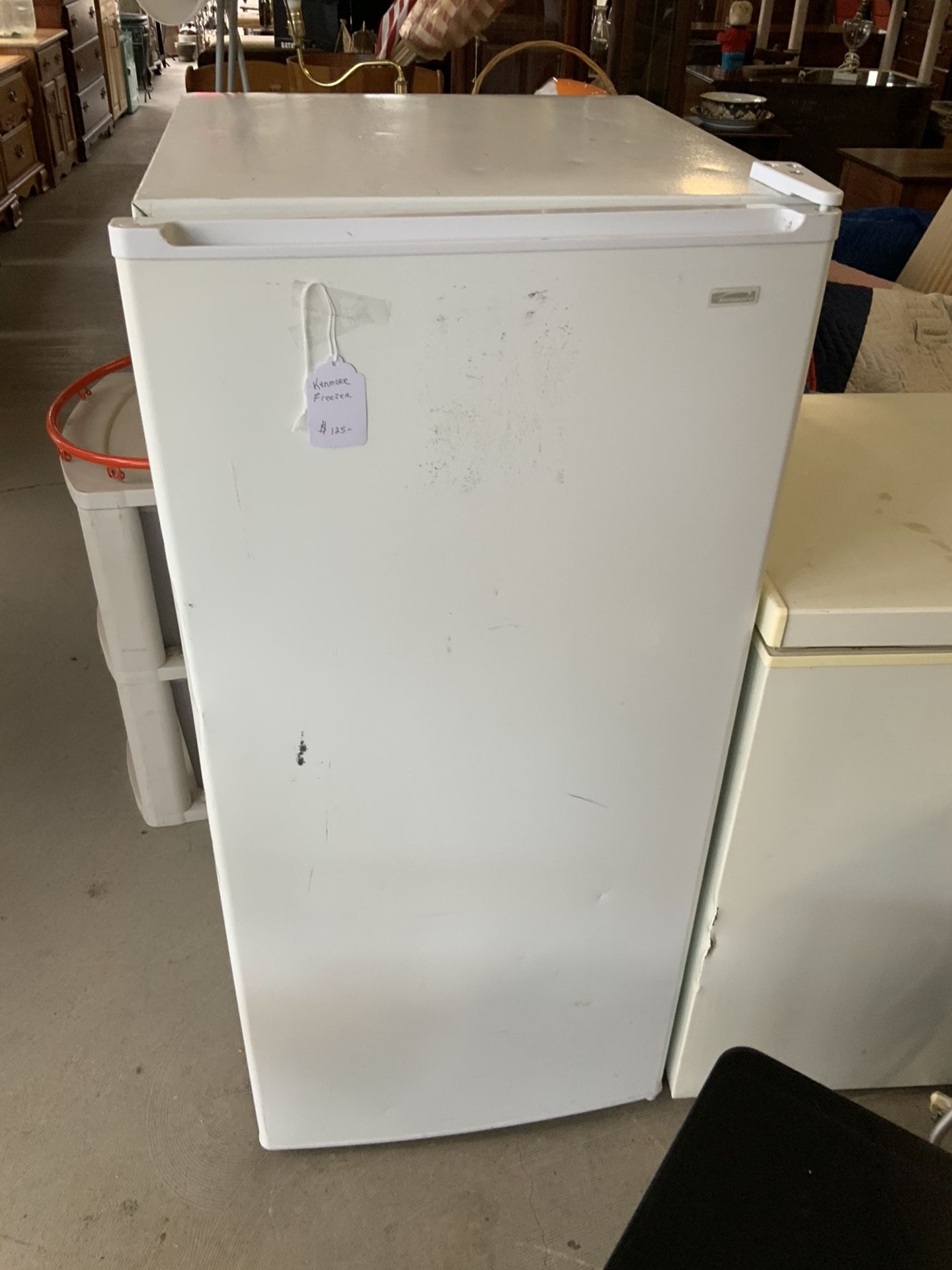 Approximately 4’ tall freezer