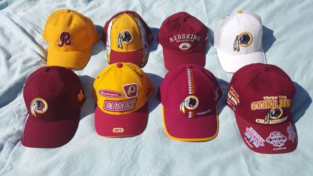 Vintage Redskin hat collection