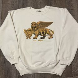 Vintage Venetian Casino Crewneck Sweater size Medium