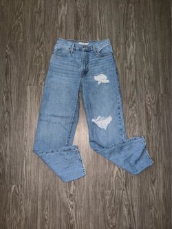 Levi’s 94 Baggy Jeans Size 26 Distress High Rise Loose Straight Leg