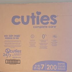 Cuties Diapers Size 7