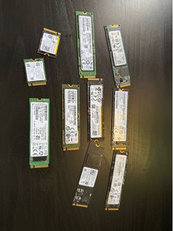 512GB NVMe M.2 SSD Mixed Brands 90%+ Health Tested Working