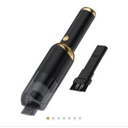 P9 Mini Portable Wireless Big Power Rechargeable Wet Dry Auto Car Vacuum Cleaner(Black)