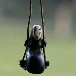 Spirited Away Faceless No Face Kaonashi Car Hanging Decor Ornament 1.5" Tall New