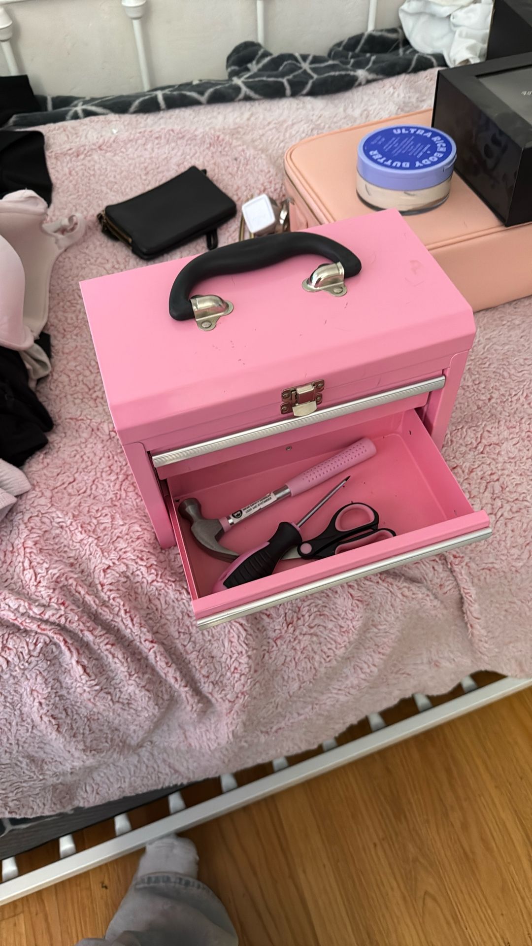 pink tool box
