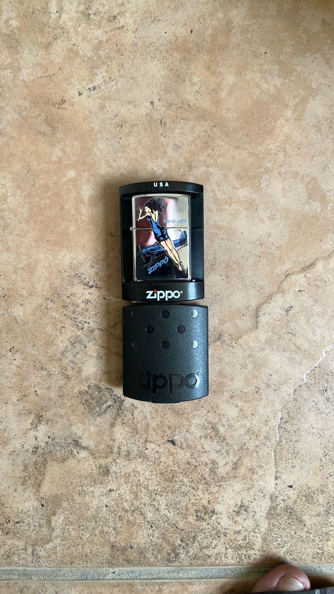 Nose Art Zippo