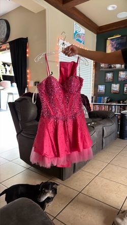 QUINCEAÑERA COURT DRESS WITH SCARF!!