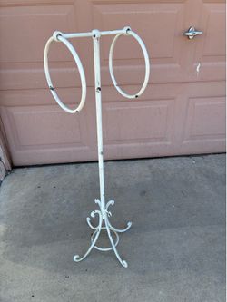 Antique towel holder