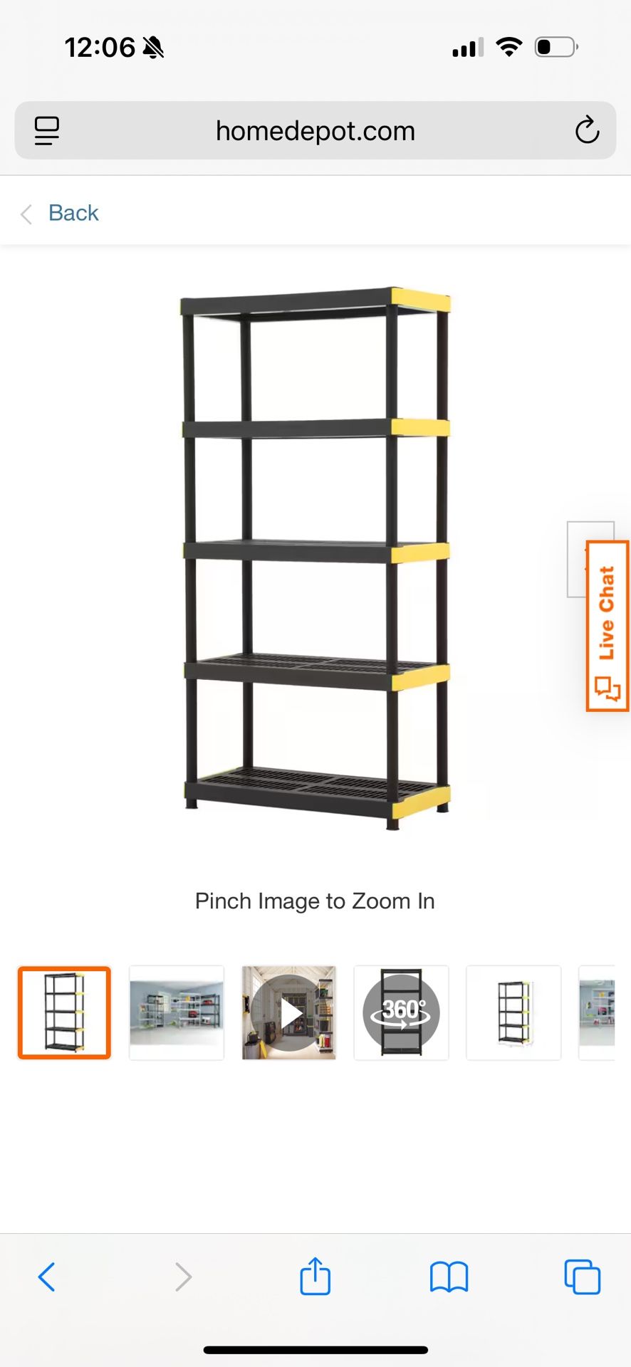 Garage Storage Bin Organizer Shelving