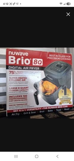Air fryer. NuWave Brio. 8 qt. New in box