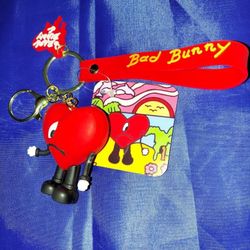 Bad bunny Keychain. Llavero