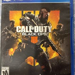 Call Of Duty PS4 Game 