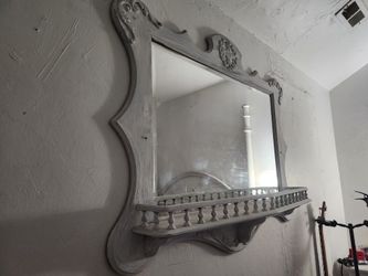 Vintage Mirror Farmhouse Cottage 