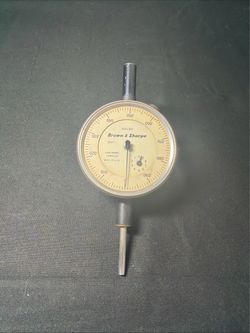 Vintage Brown & Sharpe Dial Indicator 8241-941 .001" 1.000 Range Jeweled USA