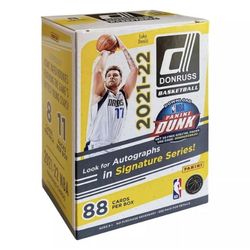 2021-2022 Panini Donruss NBA Basketball Blaster Box 88 Cards 11 Packs