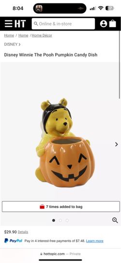 Pooh candy bowl