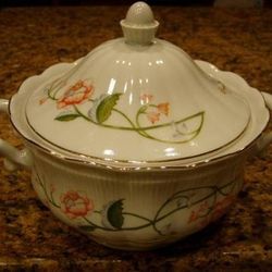 Vintage Porcelain China Soup Tureen By Wakbrzych made In Poland 