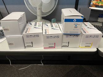 Printer Xerox VersaLink C500 / C505 Compatible Toner Ink Cartridges & Black Drum Unit – New In Box Lot