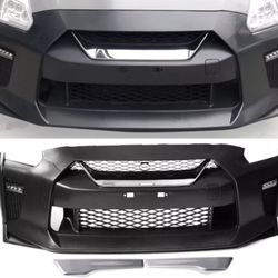 Fits 09-22 Nissan R35 GTR Upgrade 09-16 to 17-22 Front Bumper Cover Conversion