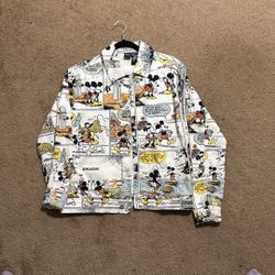 DISNEY JEAN JACKET SIZE XS . 