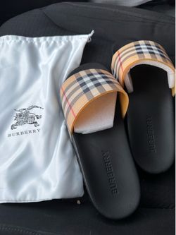 Burberry slides
