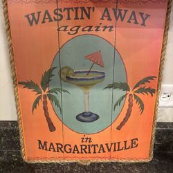 Margaritaville wooden sign