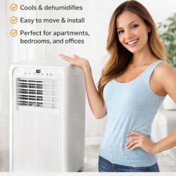 🔥 ¡VENCE EL CALOR HOY MISMO! 🔥 ❄️ AIRE ACONDICIONADO PORTÁTIL ❄️  💨 Enfría rápido tu casa 💪 Potente y económico 🛞 Fácil de mover a cualquier luga