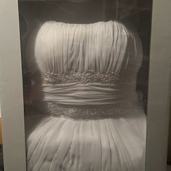 Chiffon A-line Wedding Dress with Beads