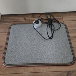 Heated foot mat