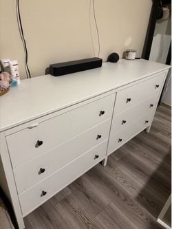 White dresser
