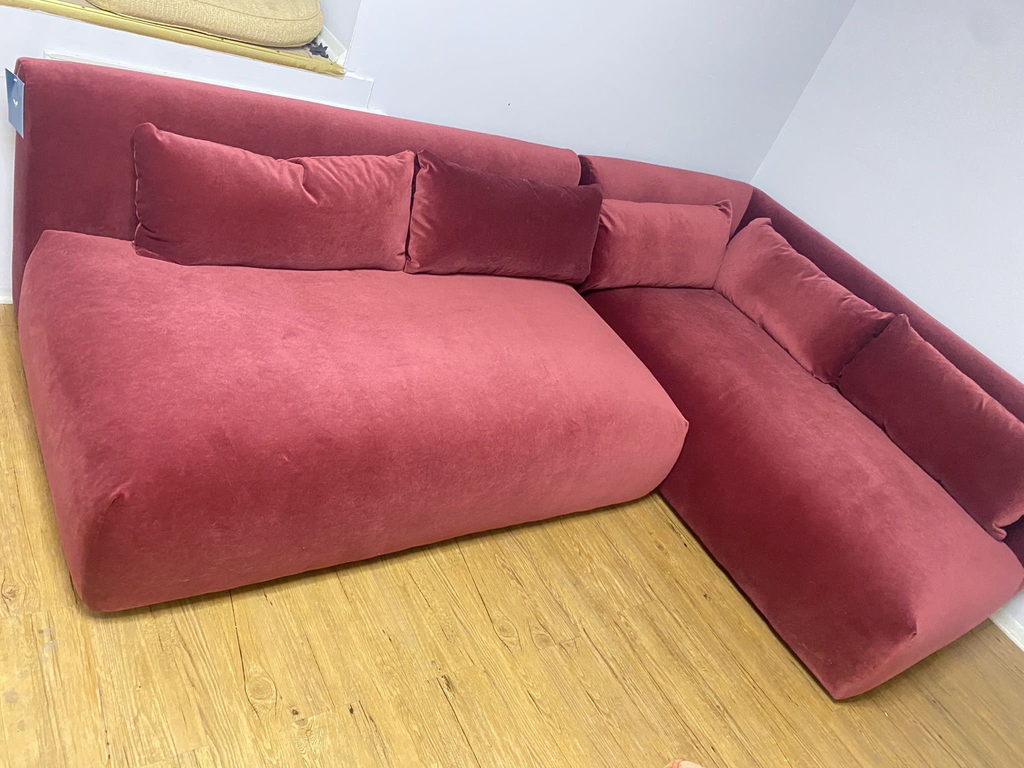 Joybird Velvet Sectional- Retails For $4k