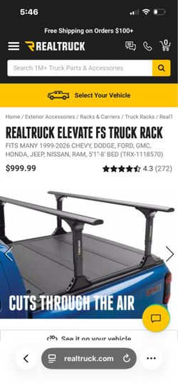 RealTruck Elevate FS Truck Rack