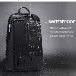  15 inch Super Slim Laptop Backpack Men Anti Theft Backpack Waterproof College Backpack Travel Laptop Backpack for Men Business Laptop Backpack Casual