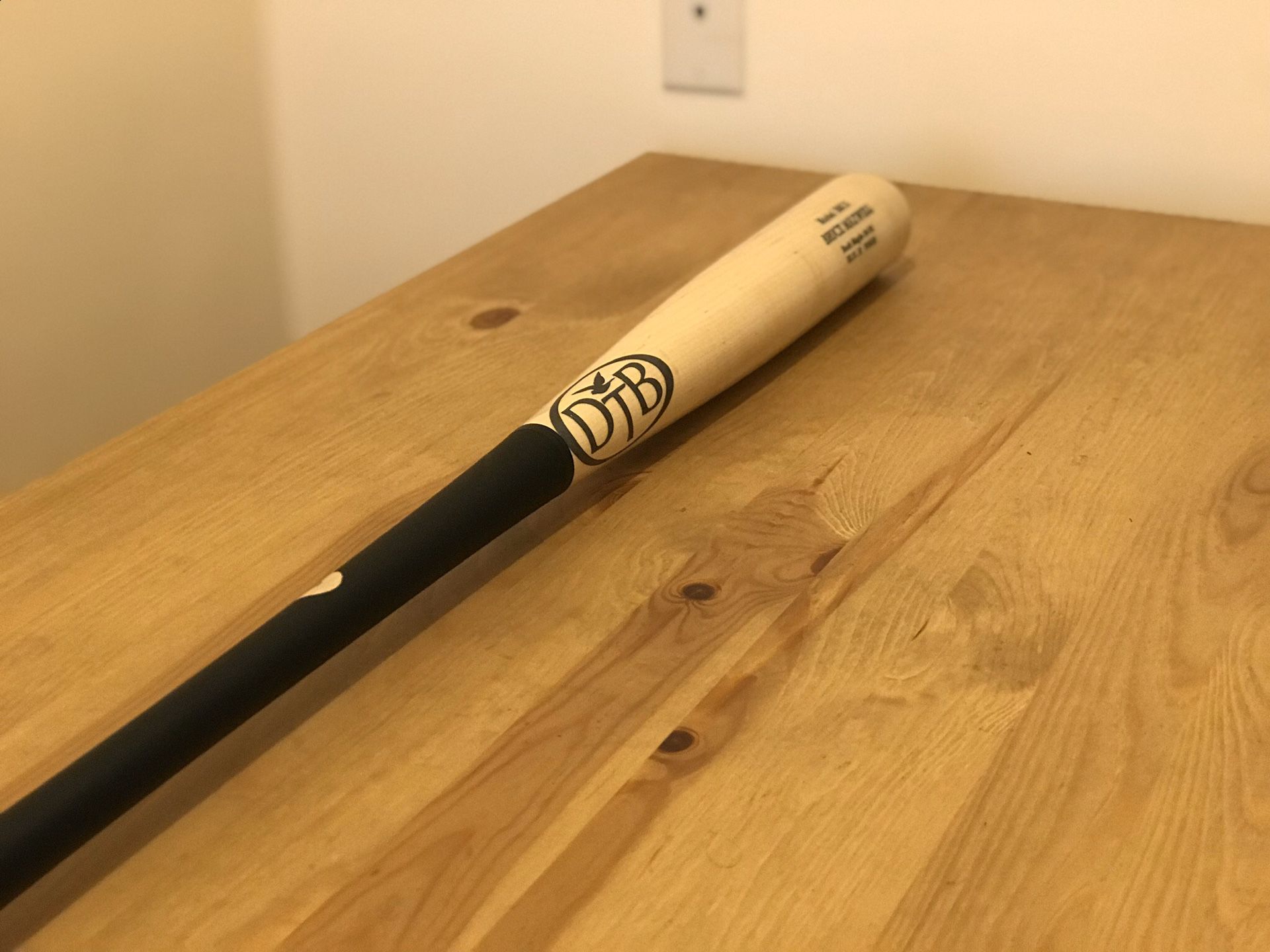 Dove Tail Wood Baseball Bat