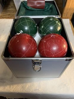 Sportcraft Italian Bocce Ball Set with Travel Case