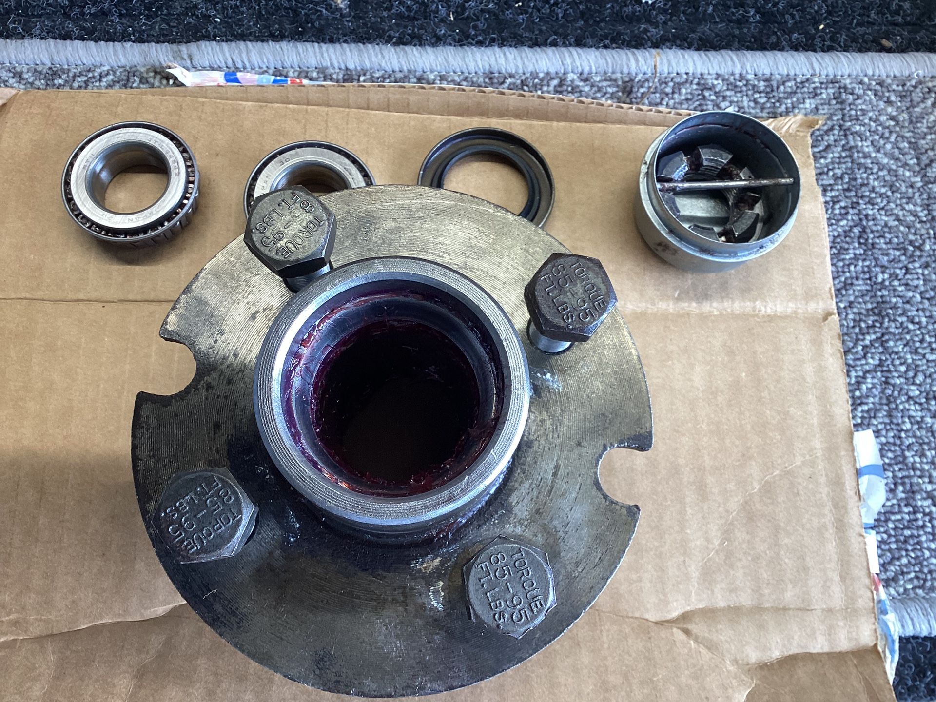 Pop Up Camper Axle Hubs 2x…..4 Bolt….
