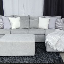 🚛 Free Delivery Light Grey Couch Free Delivery 
