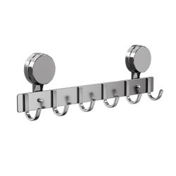 Suction cup bathroom door back hook without punching hook