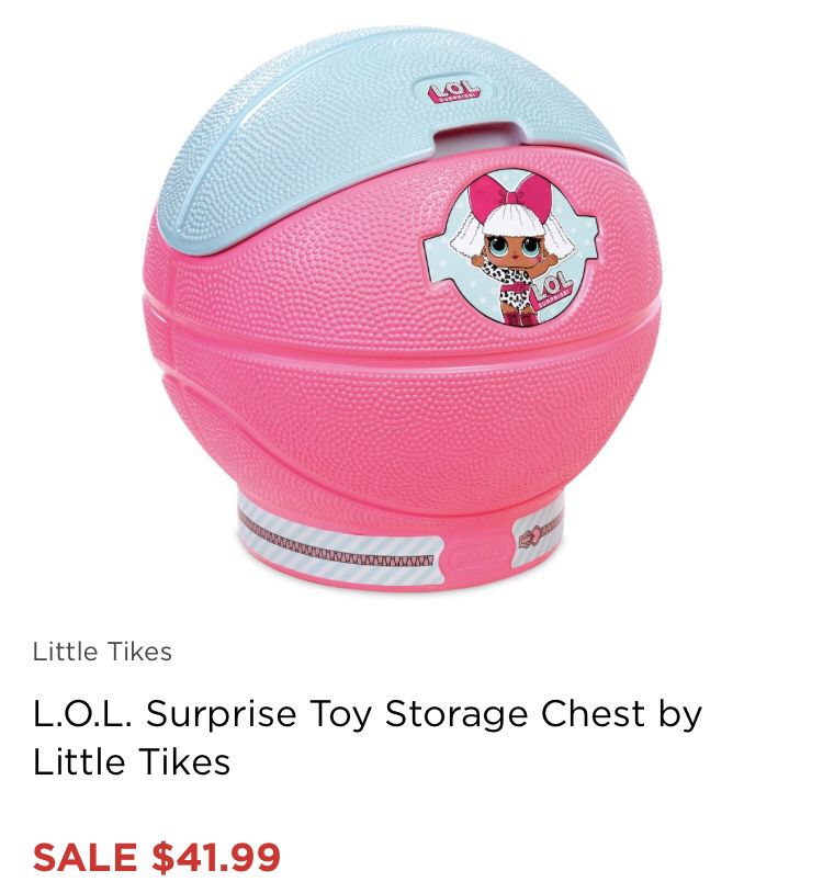 Lol surprise toy storage chest**** brand new