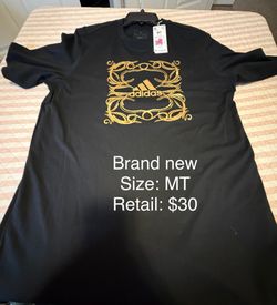 Men’s Adidas Tee Size Medium Tall New 