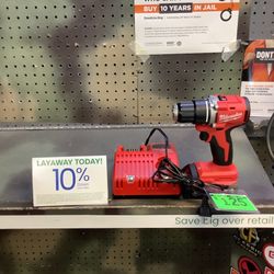 Milwaukee Drill/Driver With Charger And Battery
