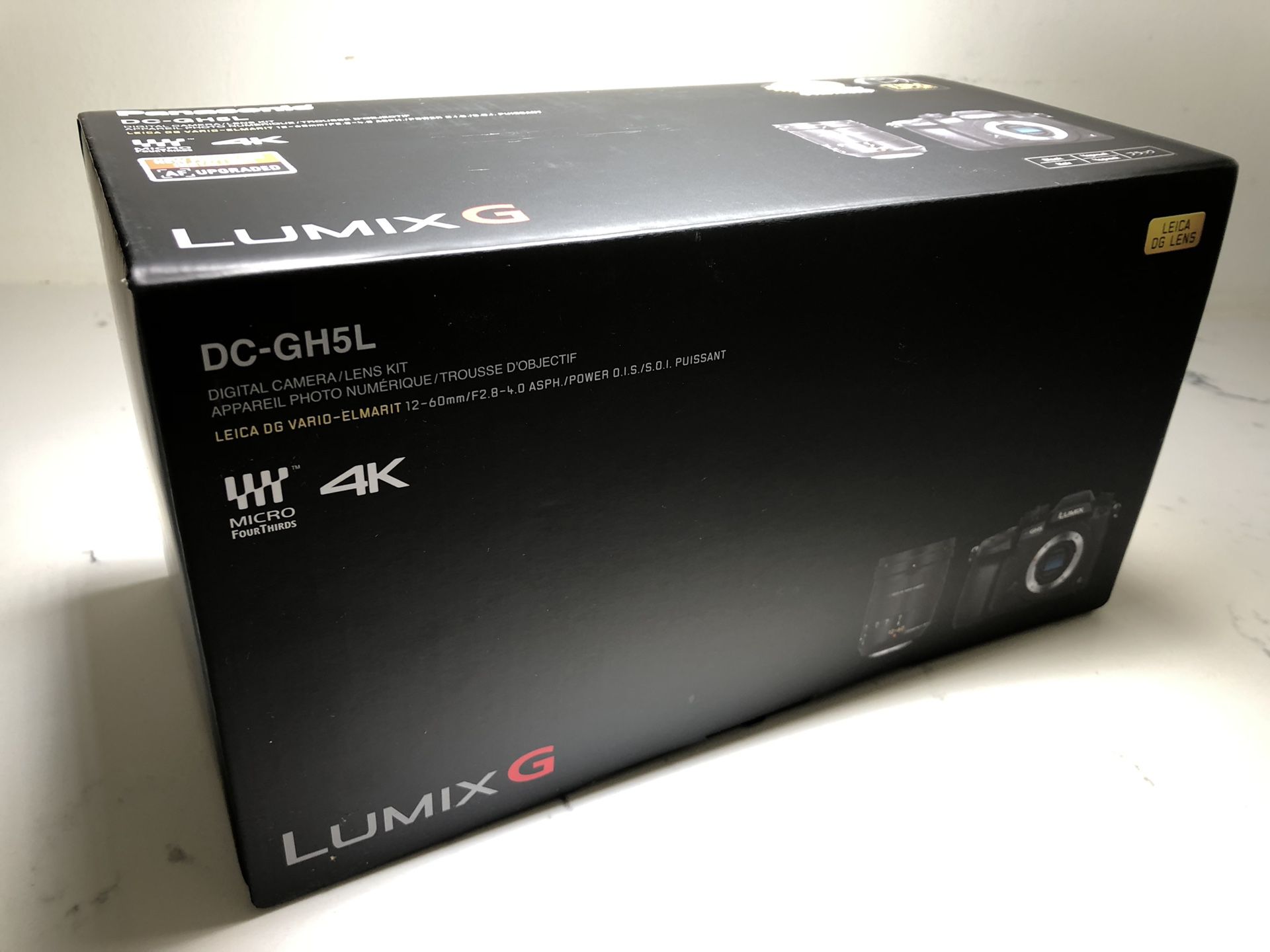 Brand New Panasonic Lumix GH5 with 12-60mm f2.8-4.0 Lens