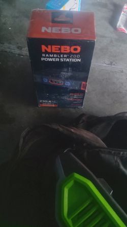 NEBO rambler 200 power station