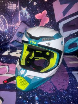 Fox motorcycle helmet
