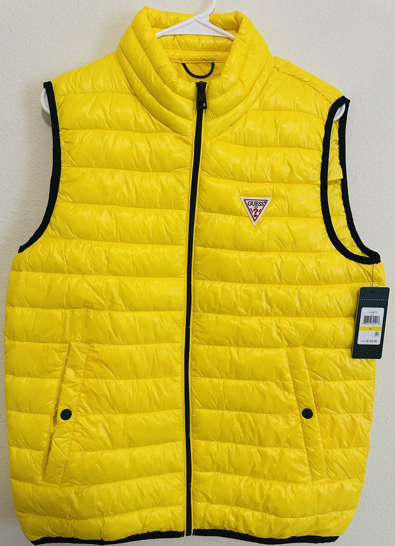 Guess Jackets & Coats | Guess Yellow Puffer Vest. Unisex.