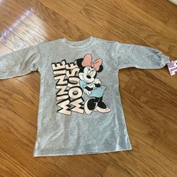NWT Disney Licensed Minnie Top Dress Size 4T 