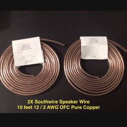 12/2 AWG Speaker Wire 10 Feet $20